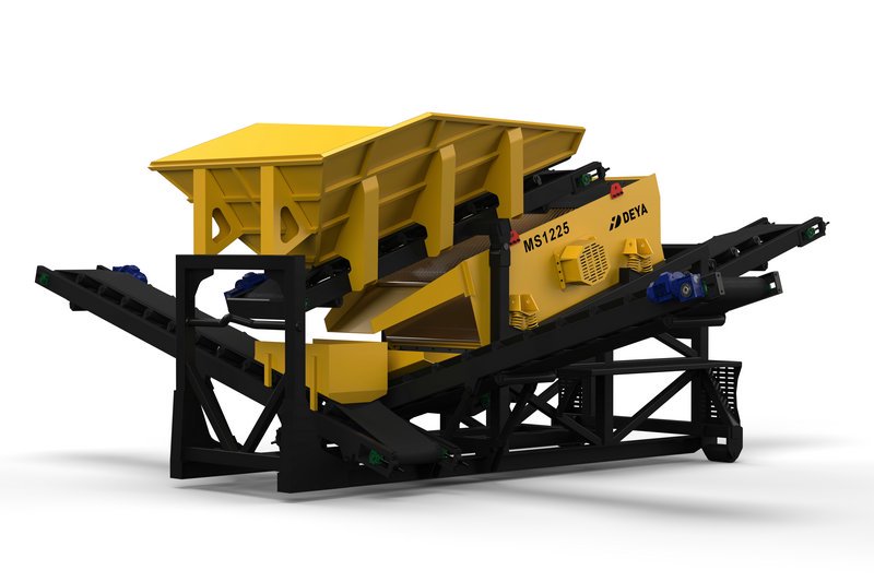 Portable screener for materials separation