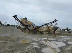River sand gravel screening & crushing plant
