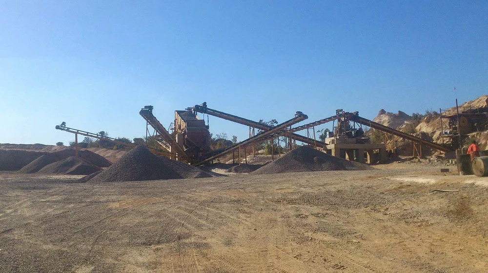 Stone crusher plant